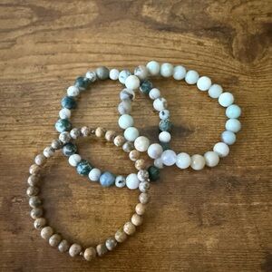 Beaded Stretch Bracelet Set